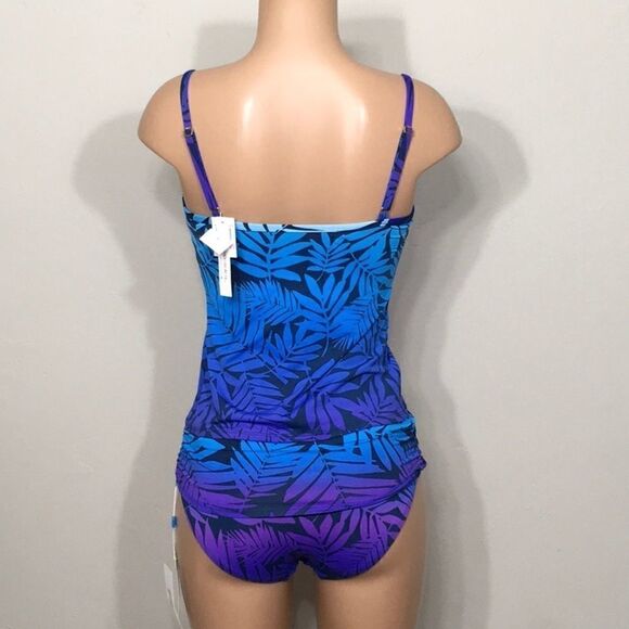 Push up Plunge laces tankini set. NWT - Picture 4 of 14